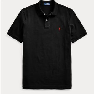 Mens Ralph Lauren Polo Short Sleeve Black Shirt Large